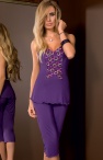  Seksowna piżama damska fioletowa 
