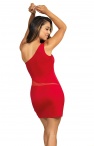  Seksowna czerwona sukienka klubowa rozmiary S, M, L, XL - moda klubowa sklep DesireButik.pl 