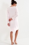  Ciepła koszula damska nocna różowa z bawełny termofrotte S, M,L, XL, 2XL  