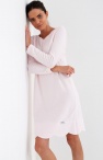  Różowa ciepła koszula damska nocna z bawełny termofrotte S, M,L, XL, 2XL  