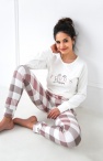  Ciepła piżama damska z bawełny_koszulka , długie spodnie_rozmiary S, M , L , XL 