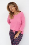  Piżama damska bluzka z rękawem 3/4 i długie spodnie S, M,L, XL, 2XL _ sklep DesireButik.pl 